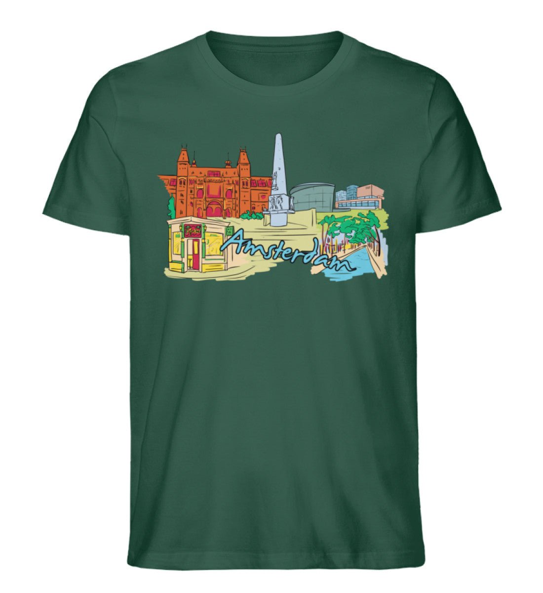 Amsterdam - Herren Premium Organic Shirt - AQ.Vogue