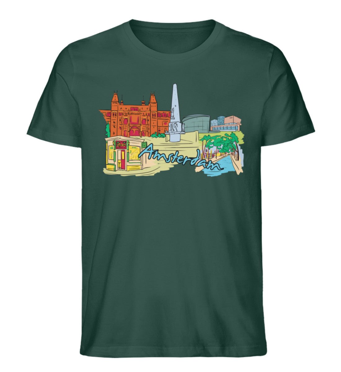 Amsterdam - Herren Premium Organic Shirt - AQ.Vogue