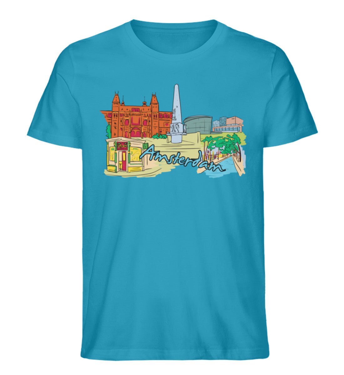 Amsterdam - Herren Premium Organic Shirt - AQ.Vogue
