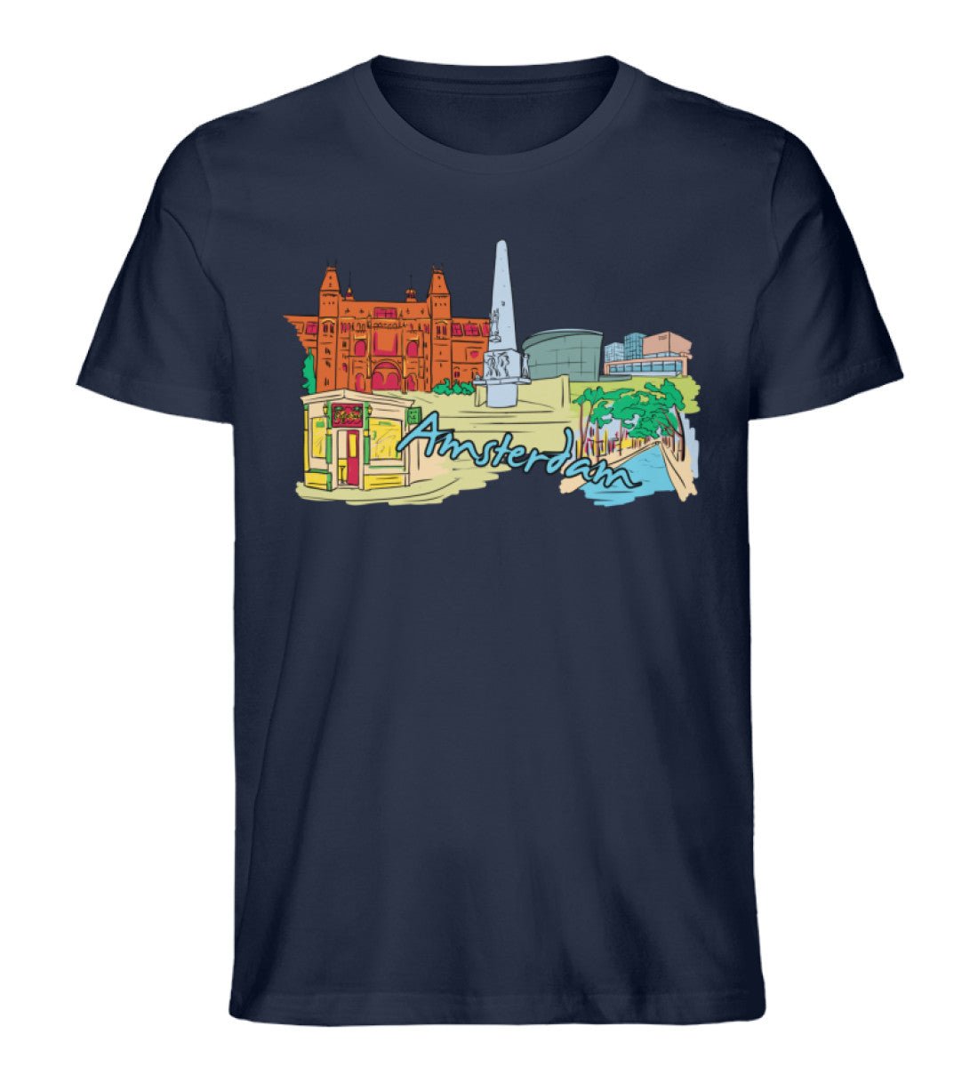Amsterdam - Herren Premium Organic Shirt - AQ.Vogue