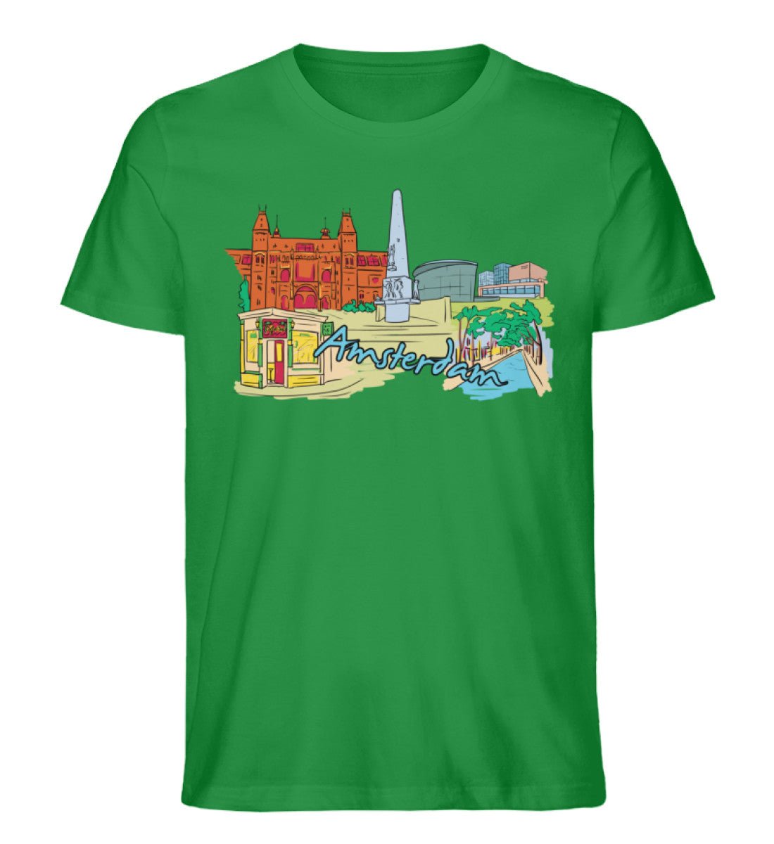 Amsterdam - Herren Premium Organic Shirt - AQ.Vogue