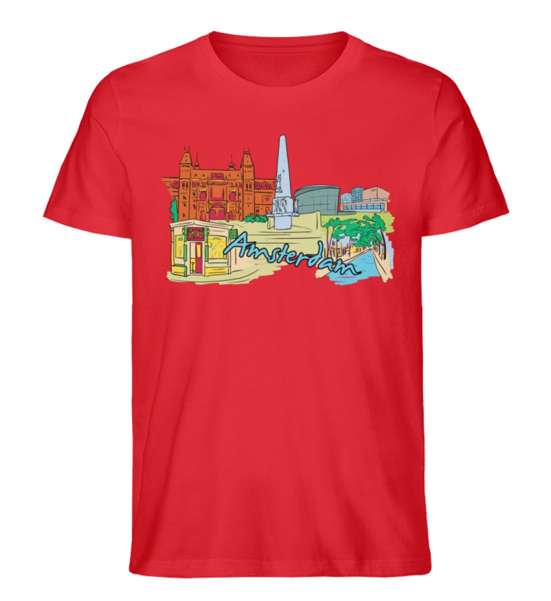 Amsterdam - Herren Premium Organic Shirt - AQ.Vogue