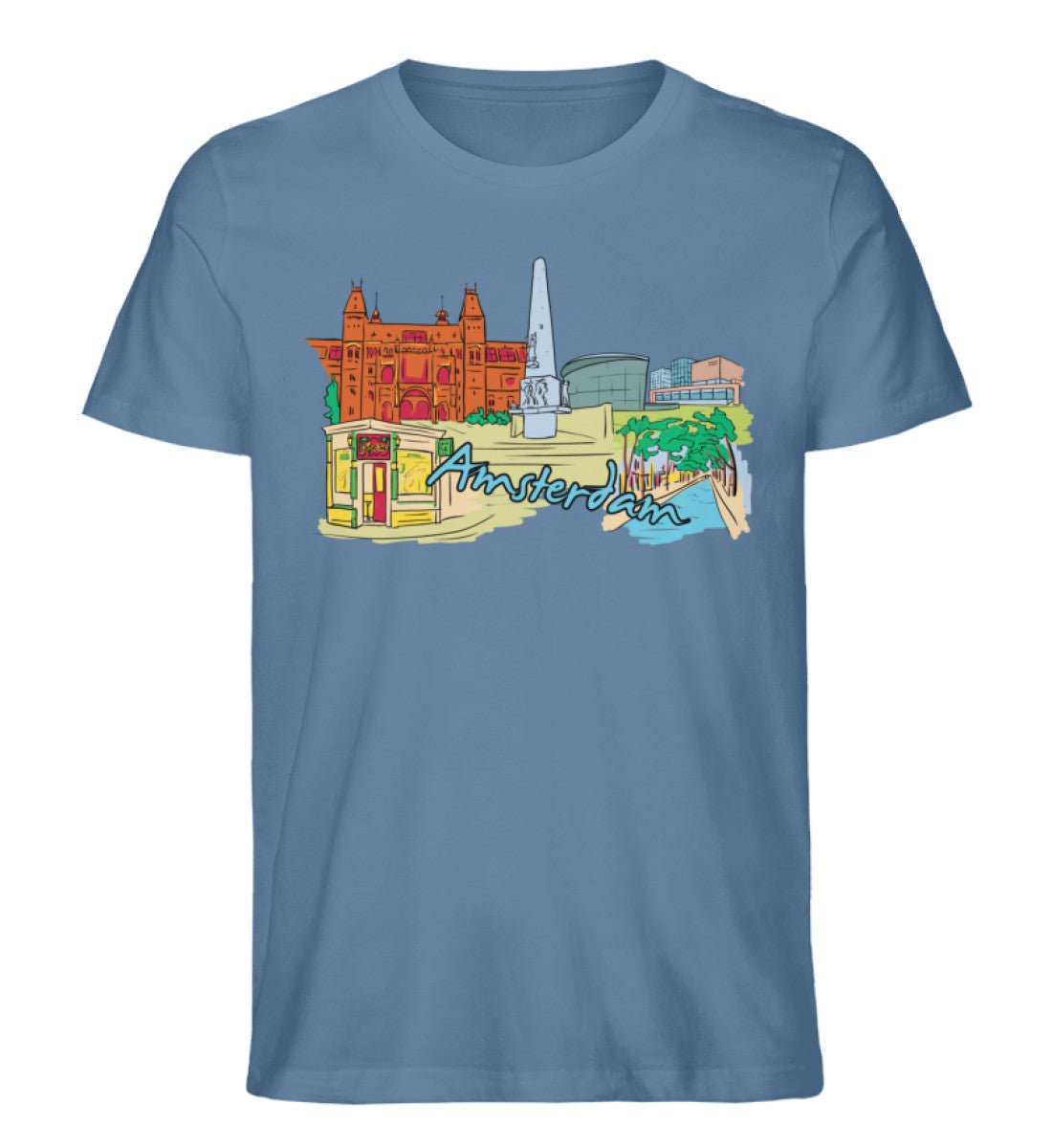 Amsterdam - Herren Premium Organic Shirt - AQ.Vogue
