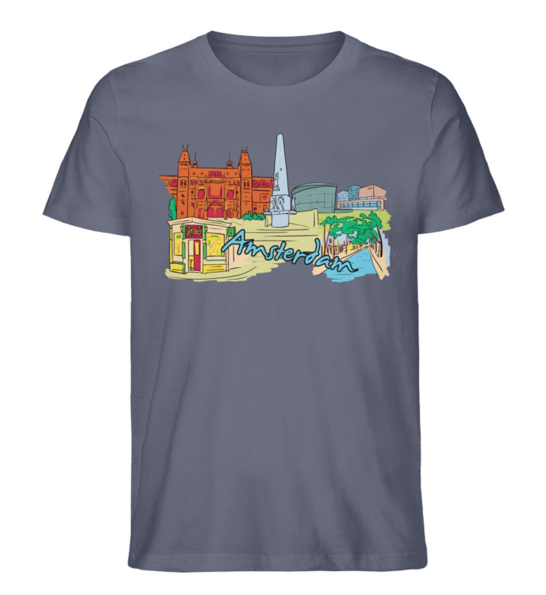 Amsterdam - Herren Premium Organic Shirt - AQ.Vogue