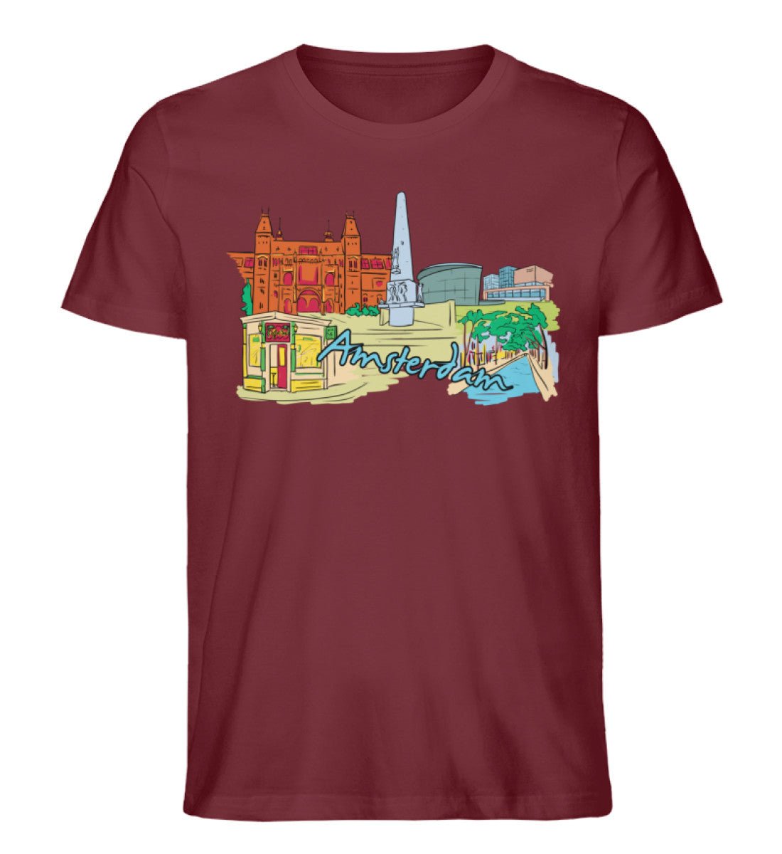 Amsterdam - Herren Premium Organic Shirt - AQ.Vogue