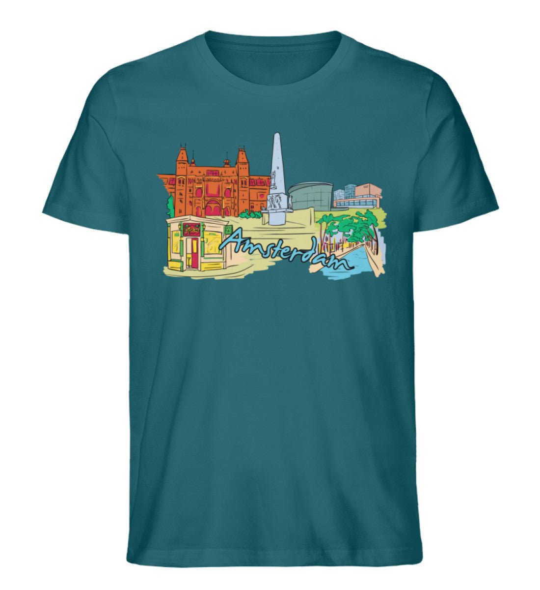 Amsterdam - Herren Premium Organic Shirt - AQ.Vogue