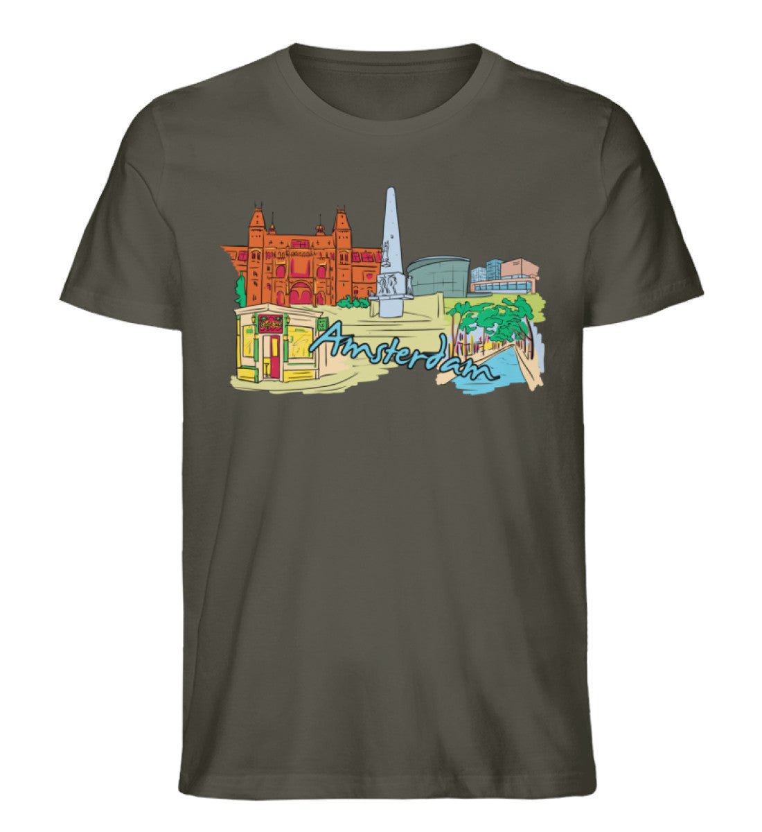 Amsterdam - Herren Premium Organic Shirt - AQ.Vogue