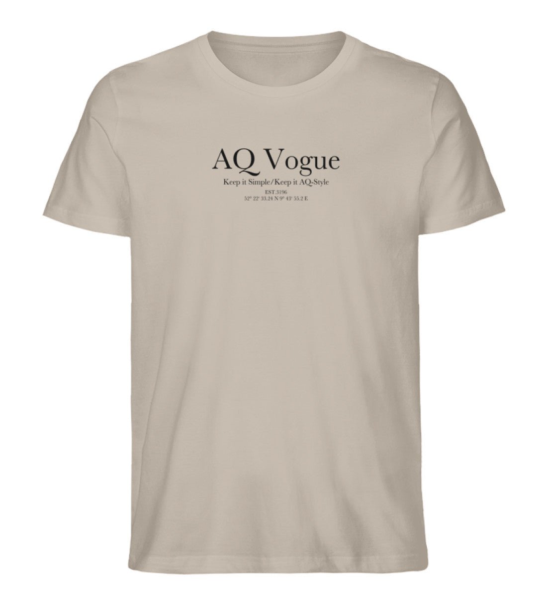 AQ Vogue Black Edition - Herren Premium Organic Shirt - AQ.Vogue