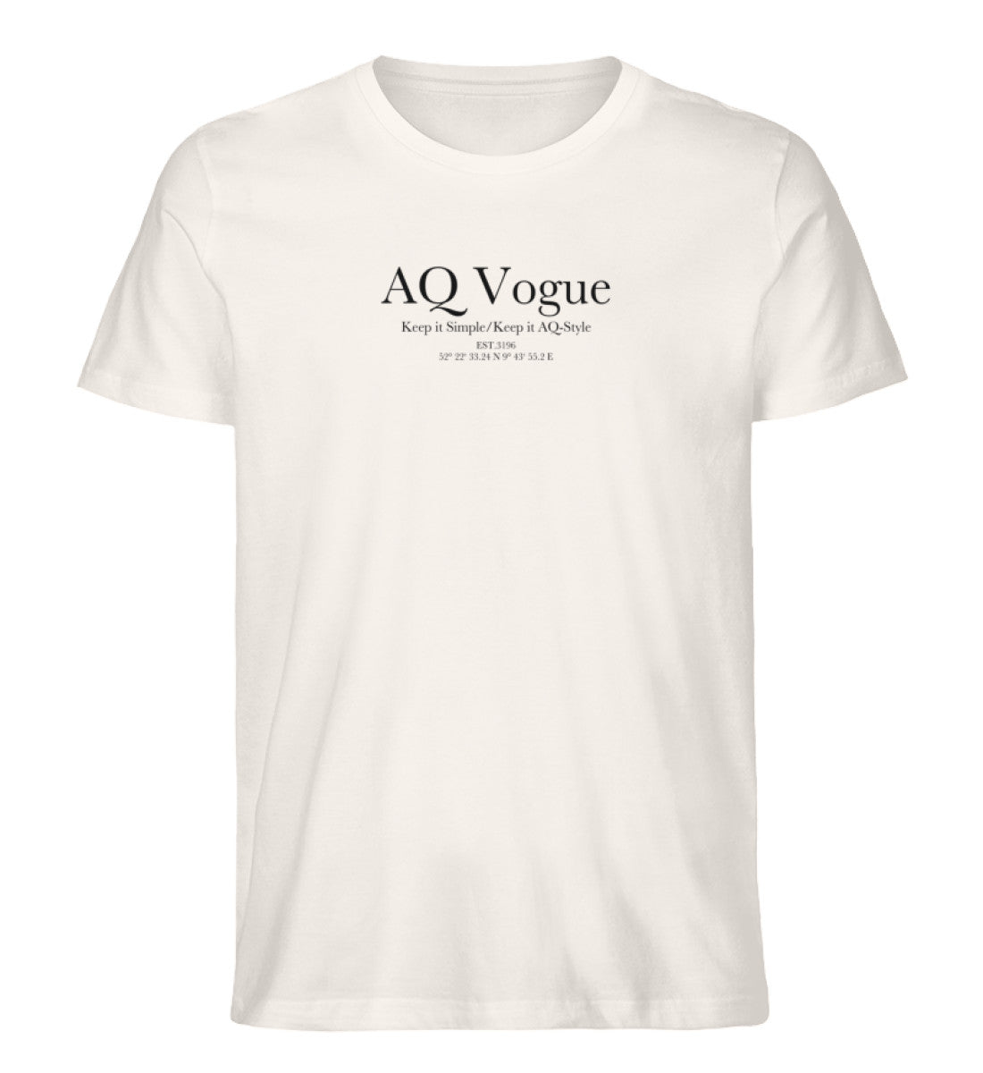 AQ Vogue Black Edition - Herren Premium Organic Shirt - AQ.Vogue