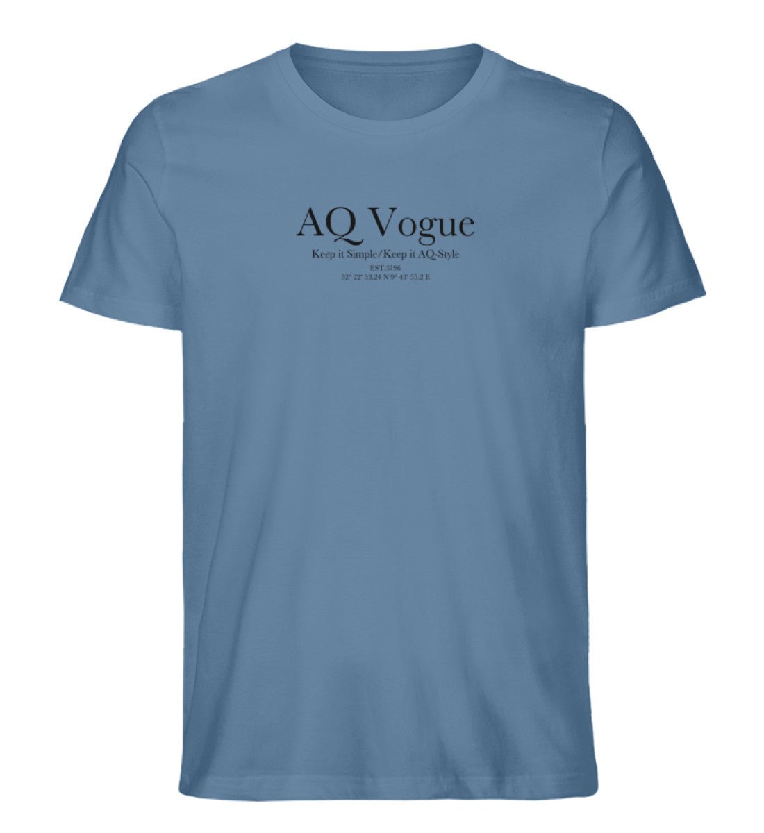 AQ Vogue Black Edition - Herren Premium Organic Shirt - AQ.Vogue