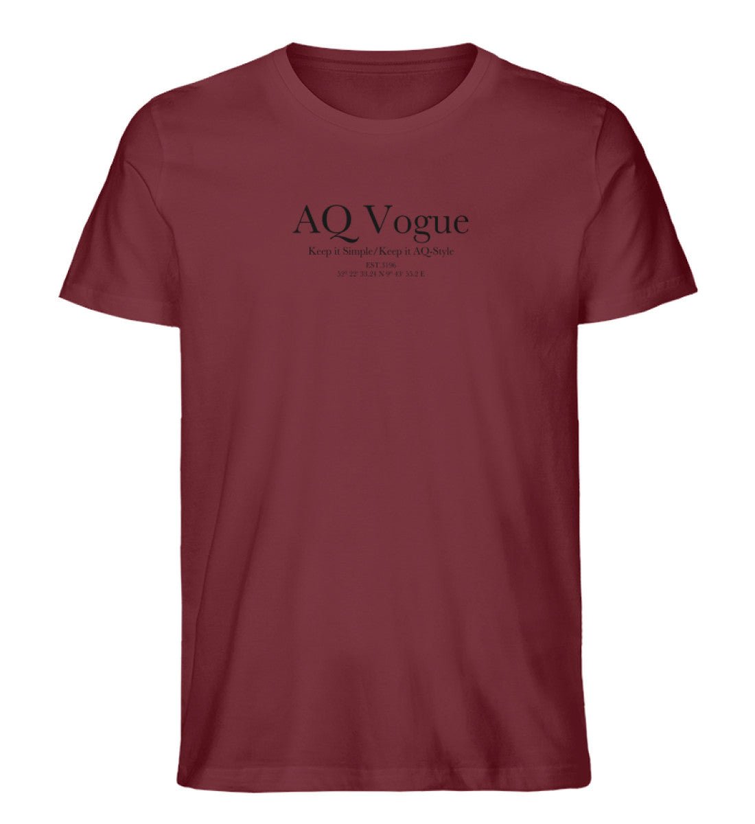 AQ Vogue Black Edition - Herren Premium Organic Shirt - AQ.Vogue