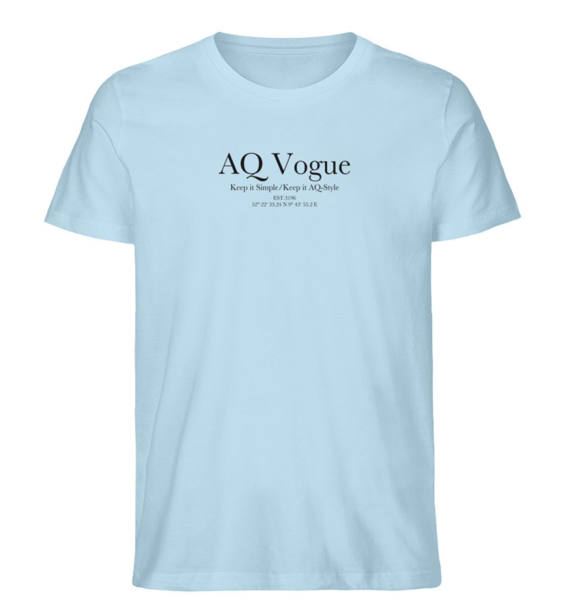AQ Vogue Black Edition - Herren Premium Organic Shirt - AQ.Vogue