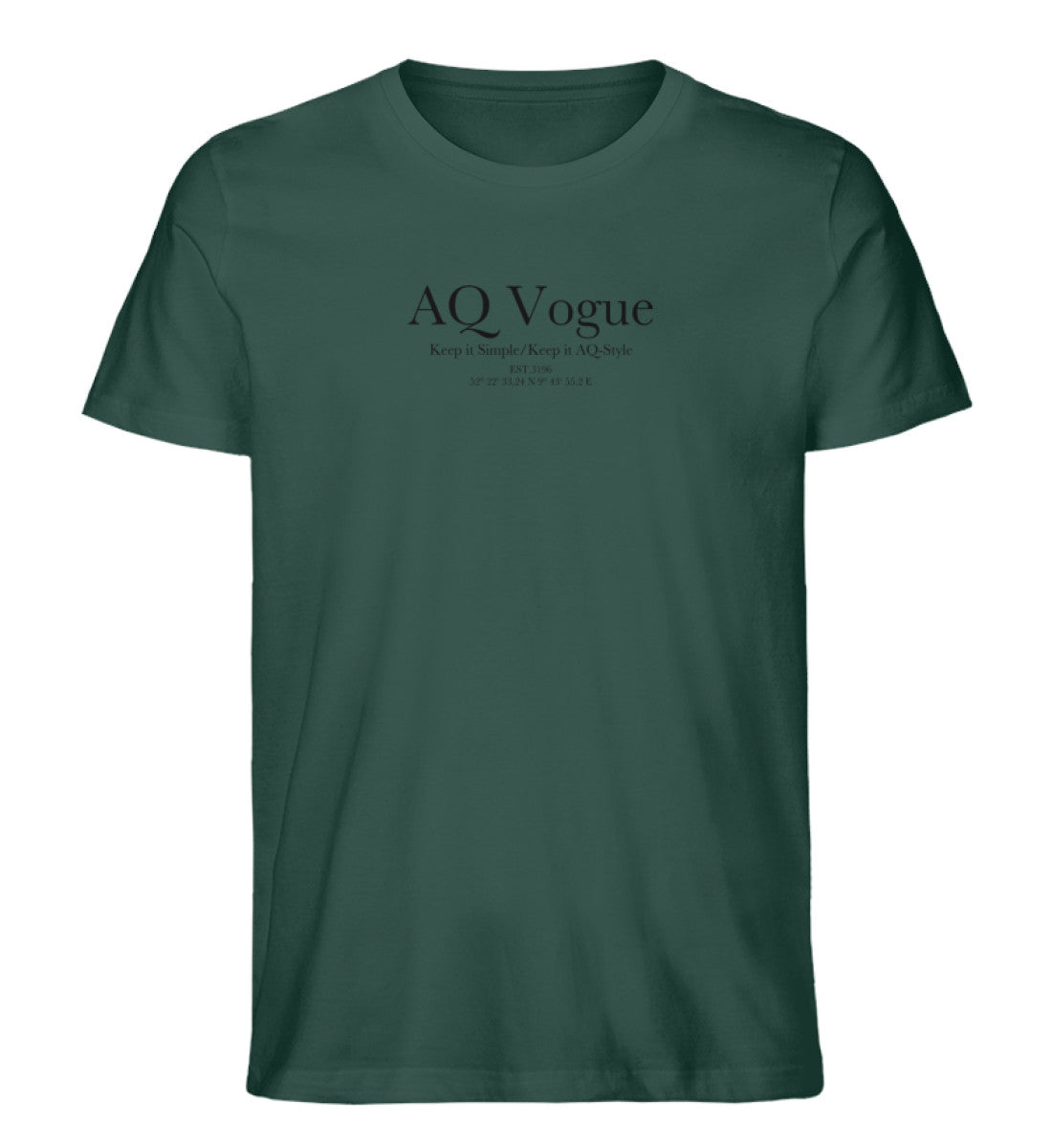 AQ Vogue Black Edition - Herren Premium Organic Shirt - AQ.Vogue