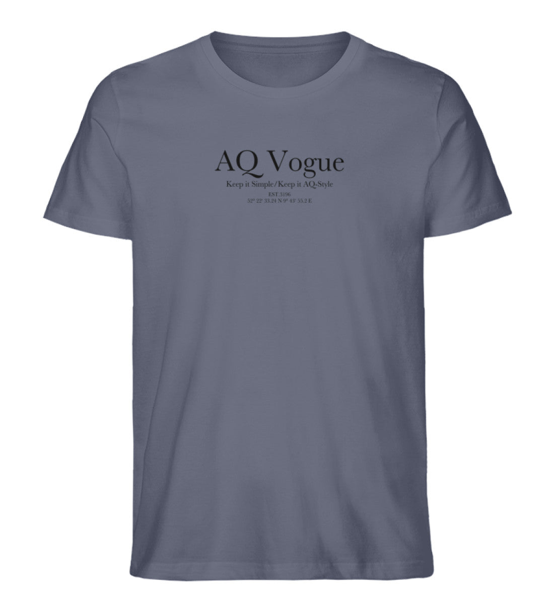 AQ Vogue Black Edition - Herren Premium Organic Shirt - AQ.Vogue