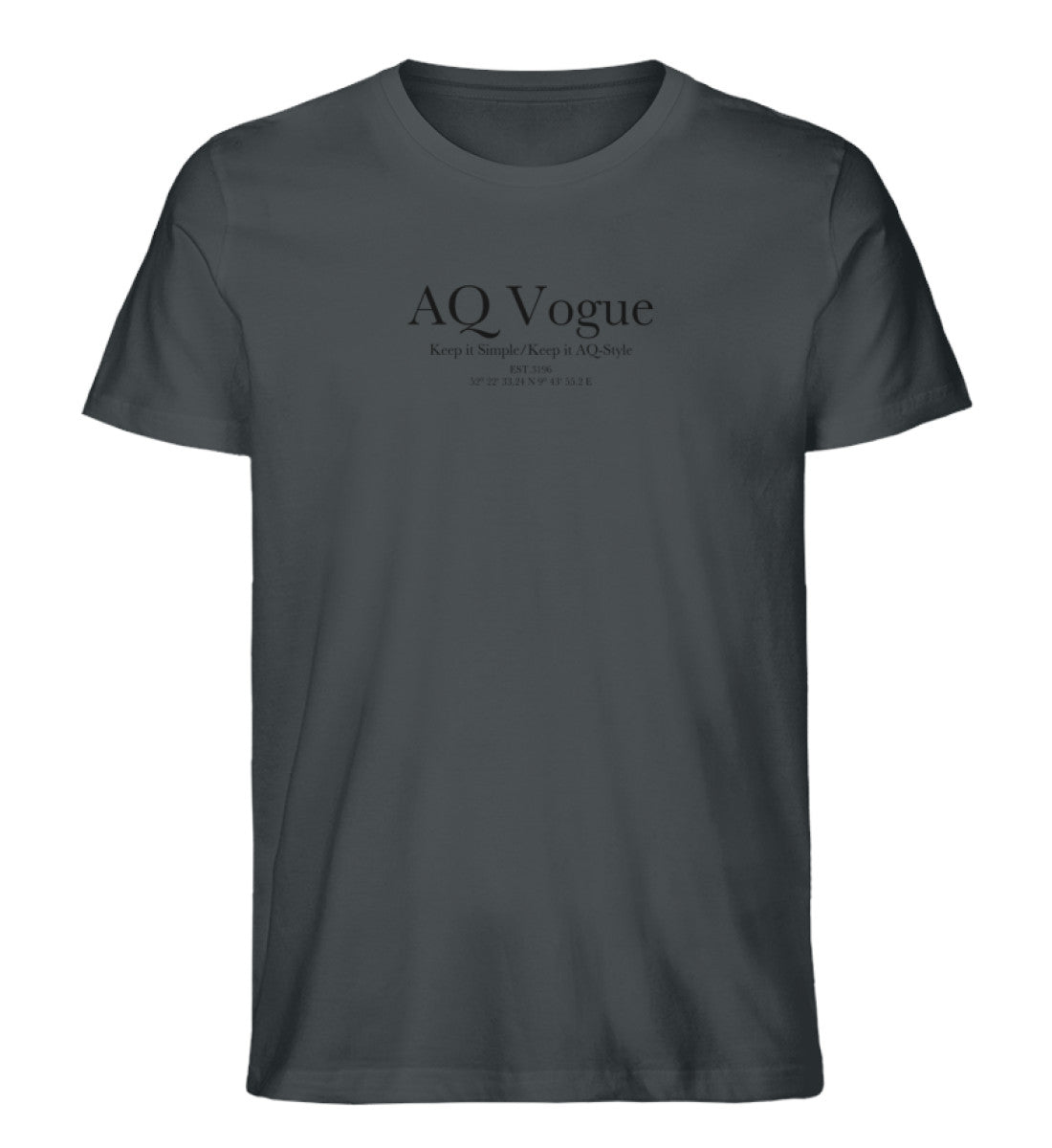 AQ Vogue Black Edition - Herren Premium Organic Shirt - AQ.Vogue