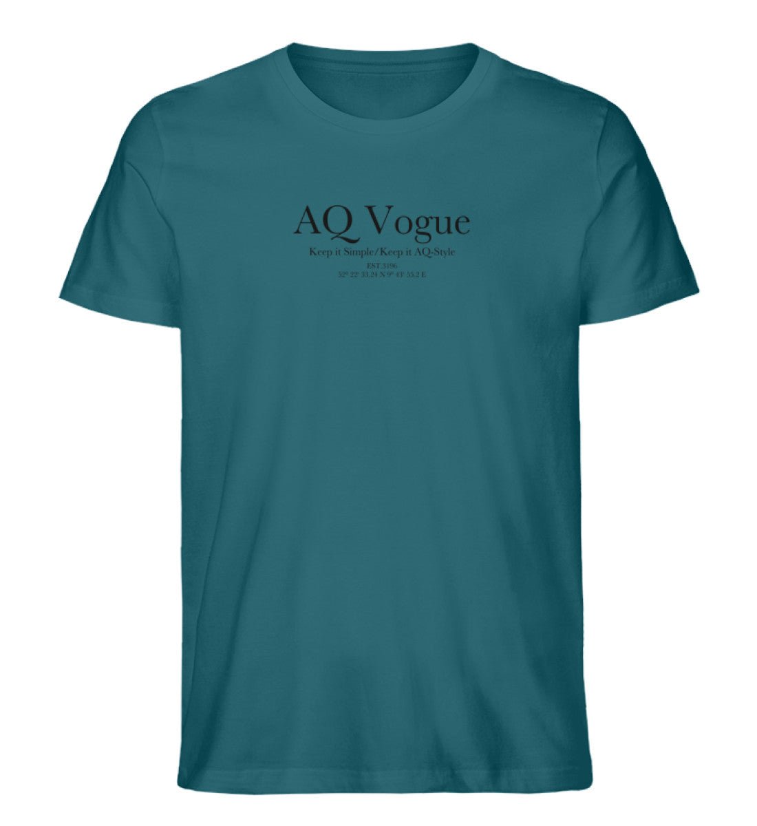 AQ Vogue Black Edition - Herren Premium Organic Shirt - AQ.Vogue