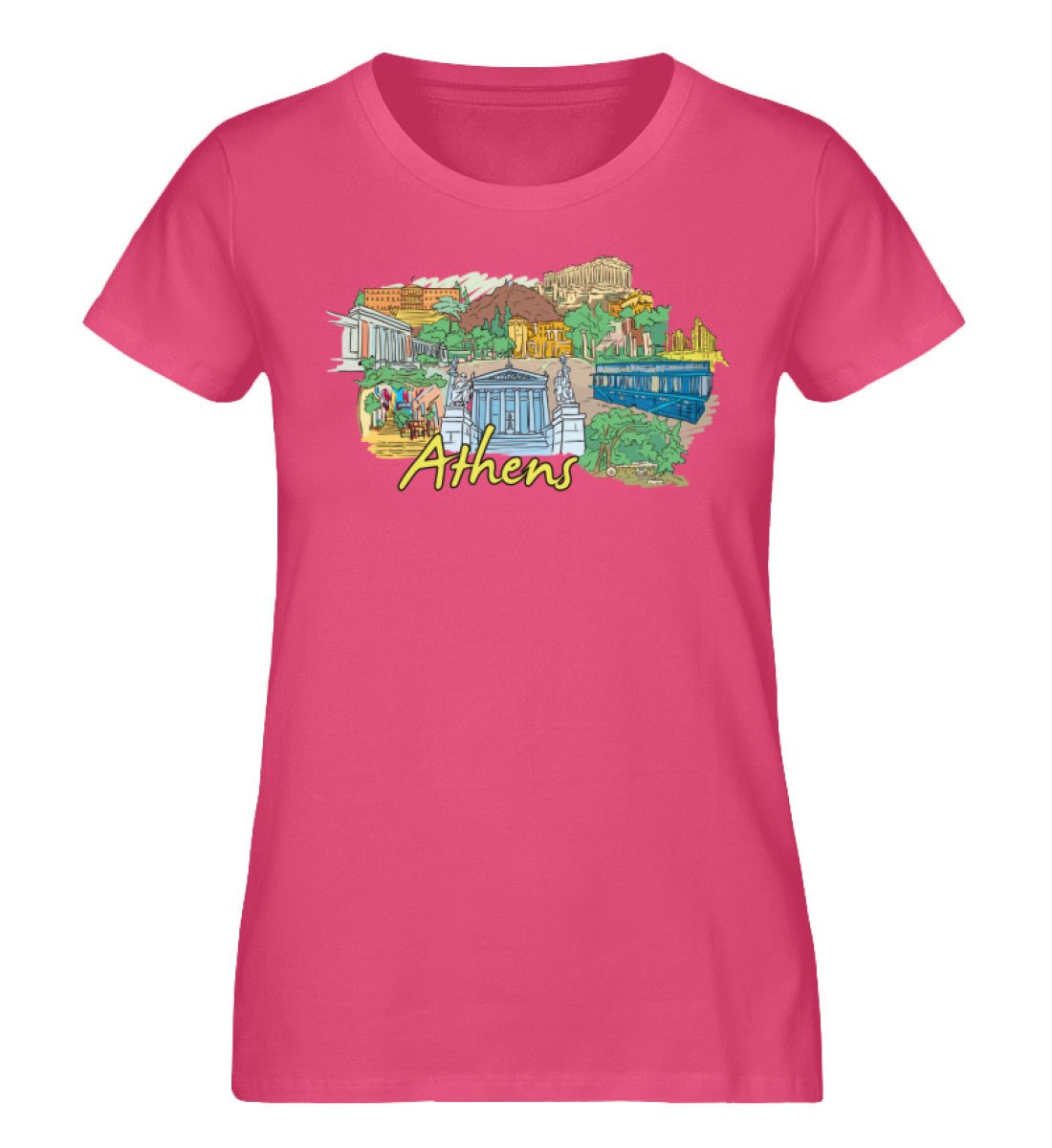 Athen - Damen Premium Organic Shirt - AQ.Vogue