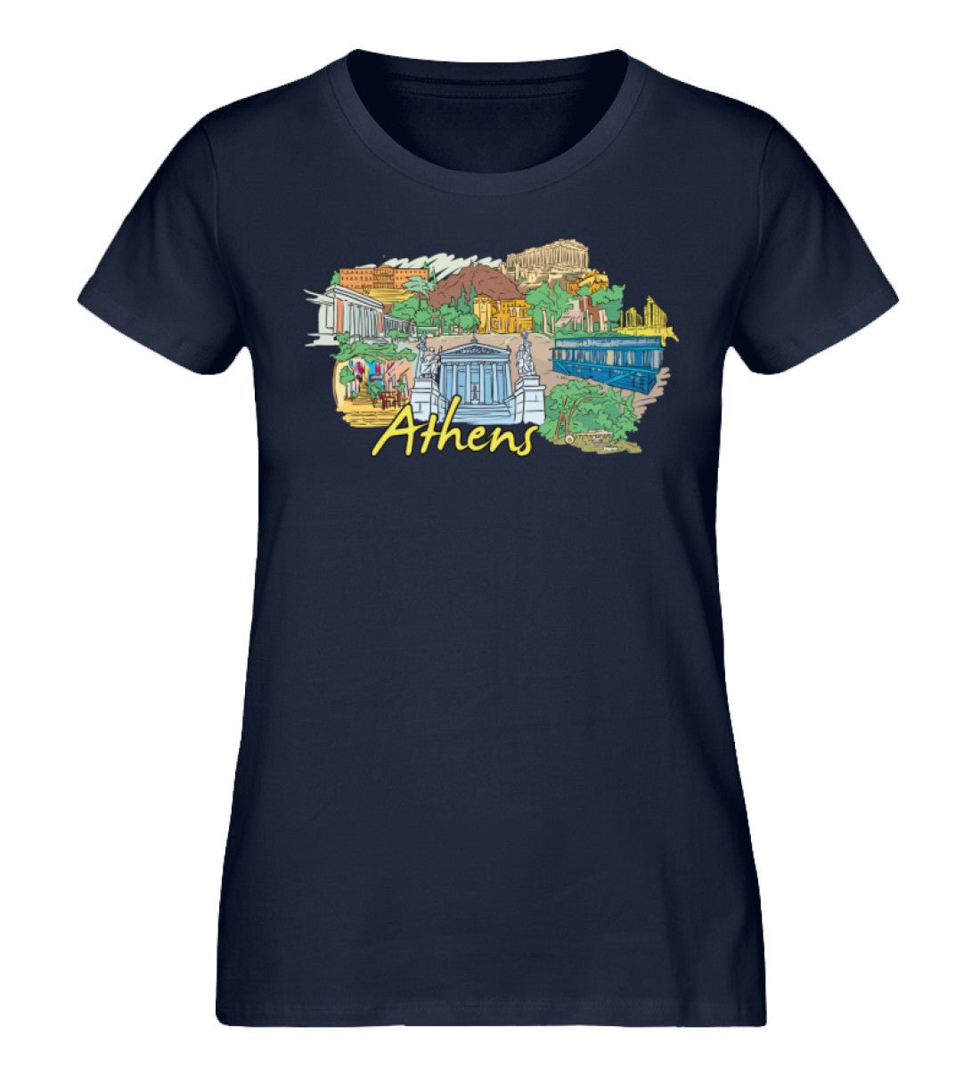 Athen - Damen Premium Organic Shirt - AQ.Vogue