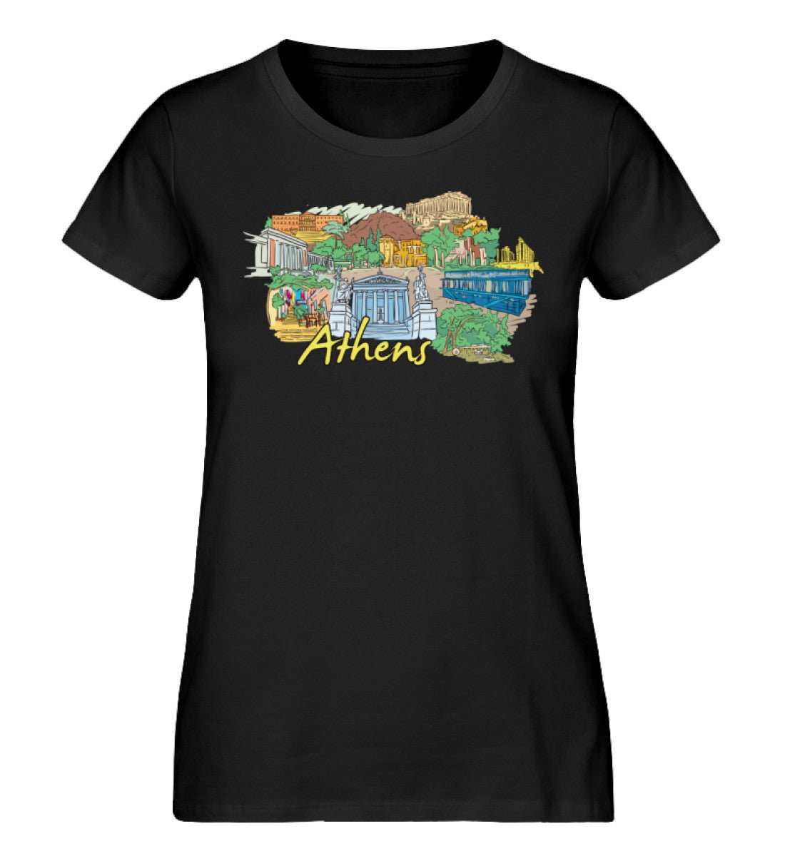 Athen - Damen Premium Organic Shirt - AQ.Vogue