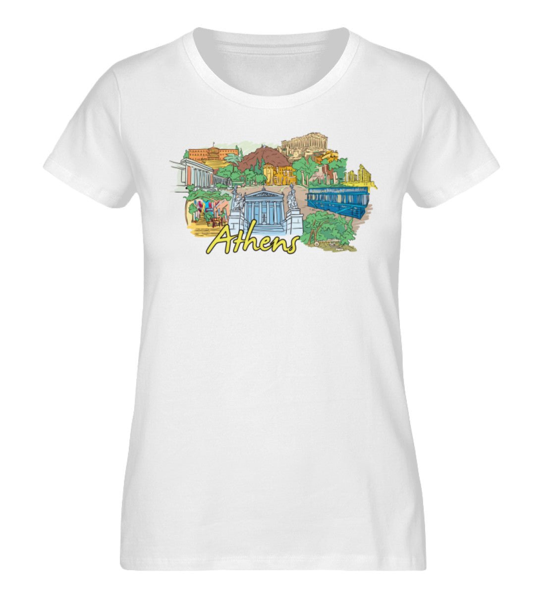 Athen - Damen Premium Organic Shirt - AQ.Vogue