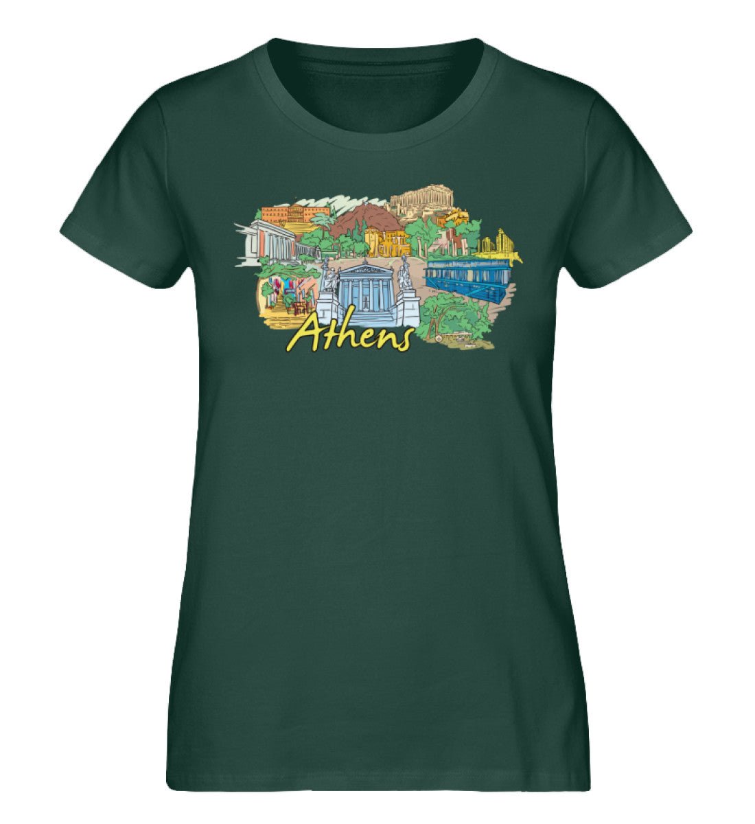 Athen - Damen Premium Organic Shirt - AQ.Vogue