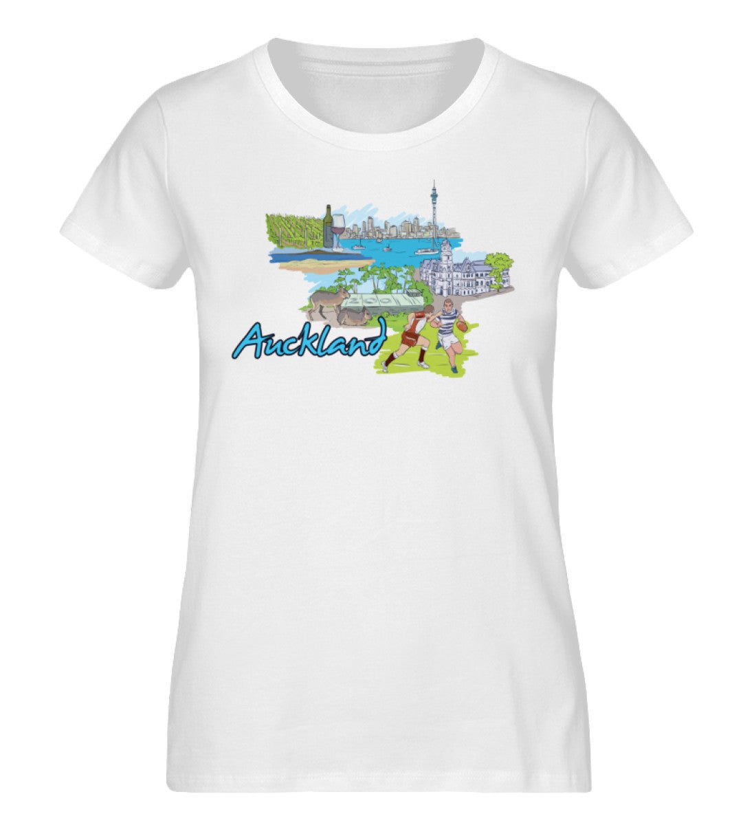 Auckland - Damen Premium Organic Shirt - AQ.Vogue