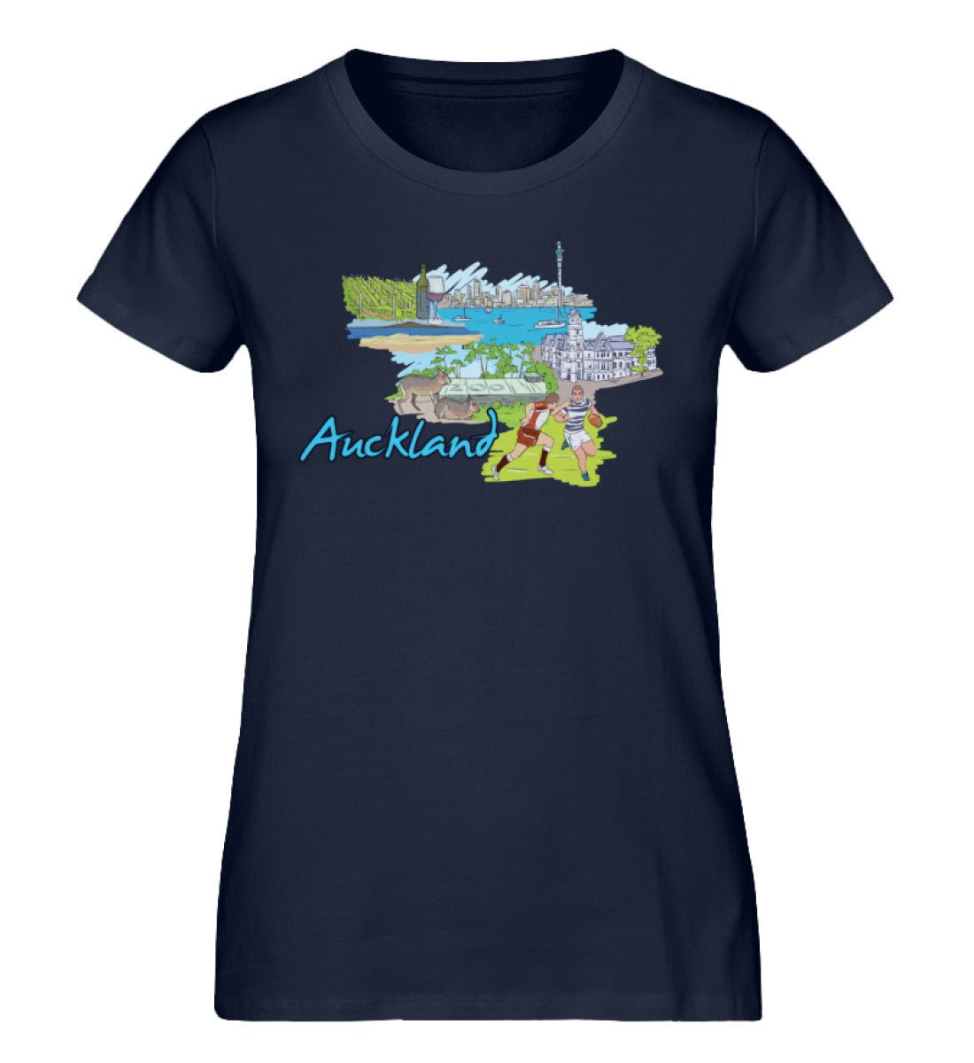 Auckland - Damen Premium Organic Shirt - AQ.Vogue