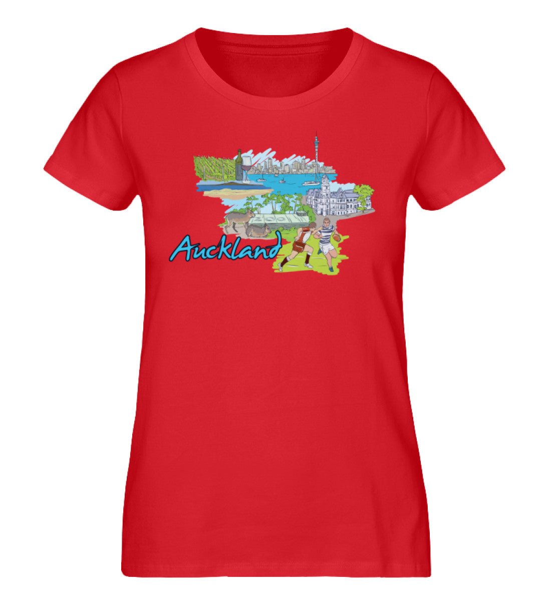 Auckland - Damen Premium Organic Shirt - AQ.Vogue