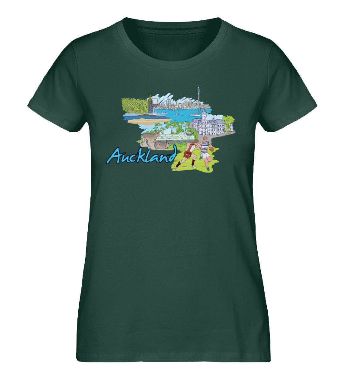 Auckland - Damen Premium Organic Shirt - AQ.Vogue