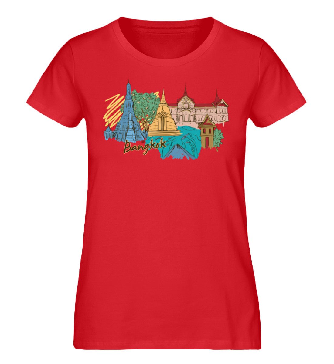 Bangkok - Damen Premium Organic Shirt - AQ.Vogue
