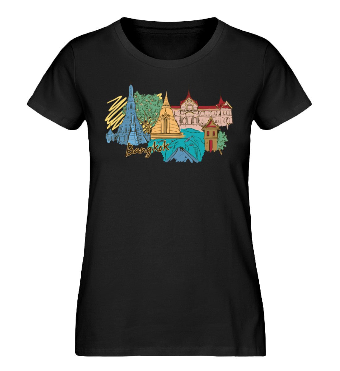 Bangkok - Damen Premium Organic Shirt - AQ.Vogue