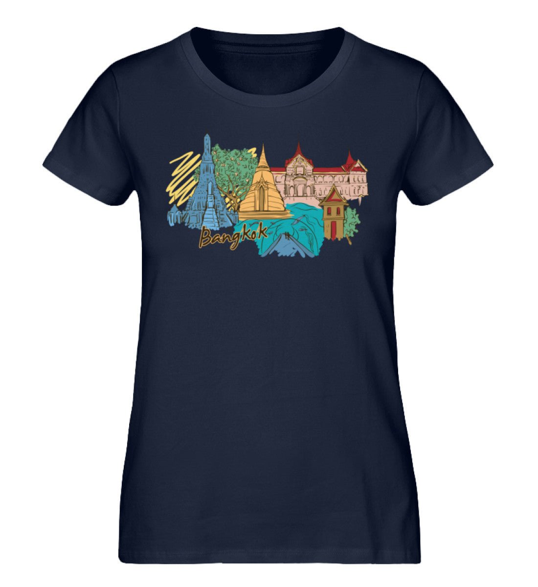Bangkok - Damen Premium Organic Shirt - AQ.Vogue