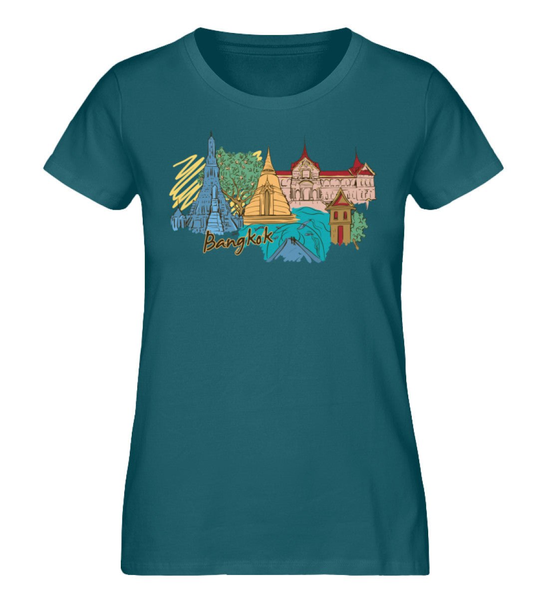 Bangkok - Damen Premium Organic Shirt - AQ.Vogue