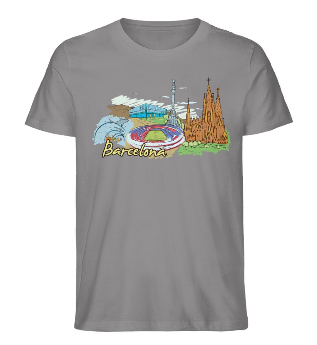 Barcelona - Herren Premium Organic Shirt - AQ.Vogue