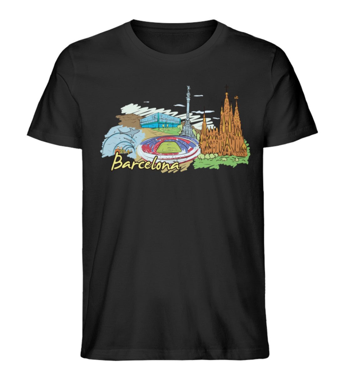 Barcelona - Herren Premium Organic Shirt - AQ.Vogue