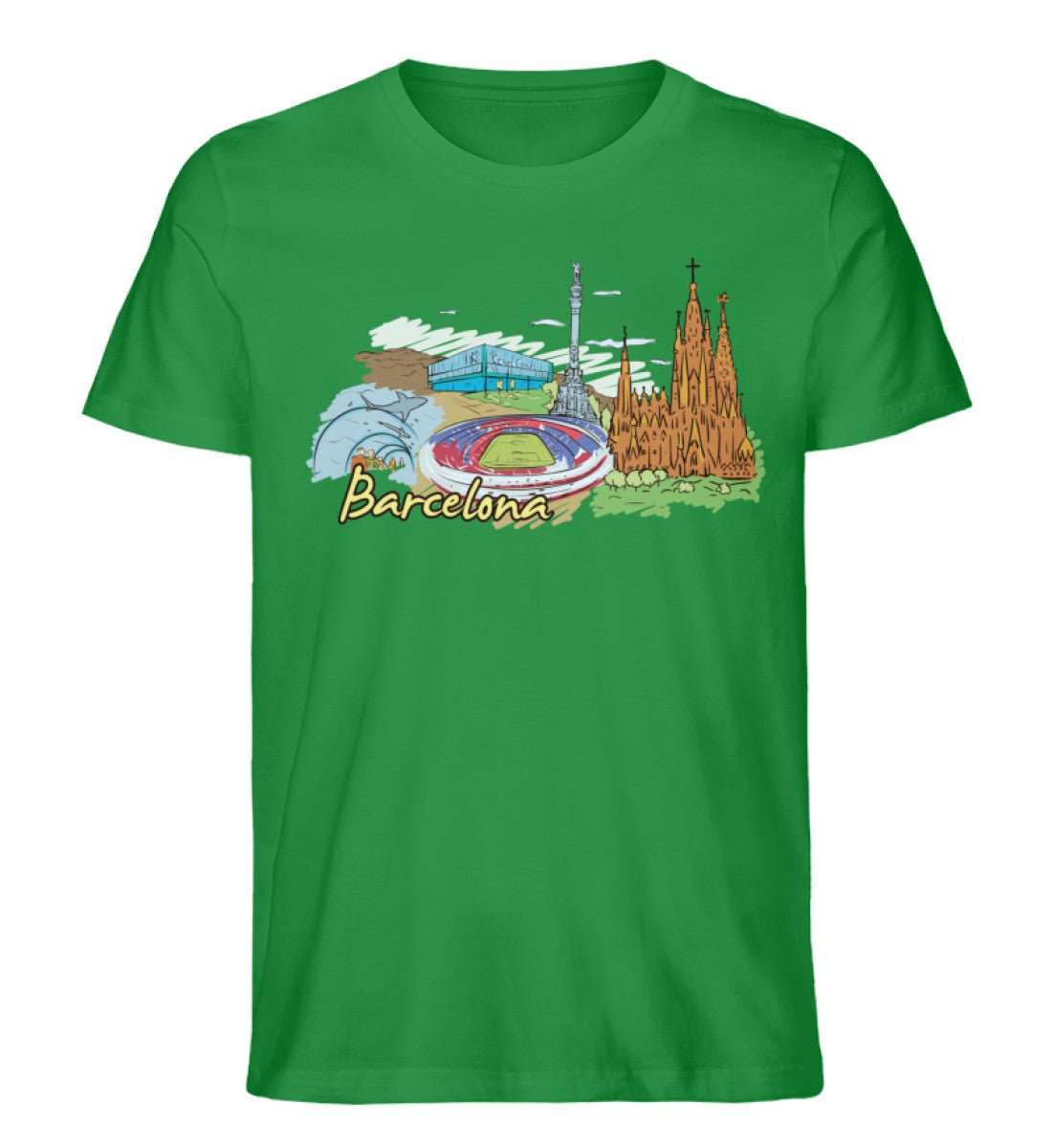 Barcelona - Herren Premium Organic Shirt - AQ.Vogue