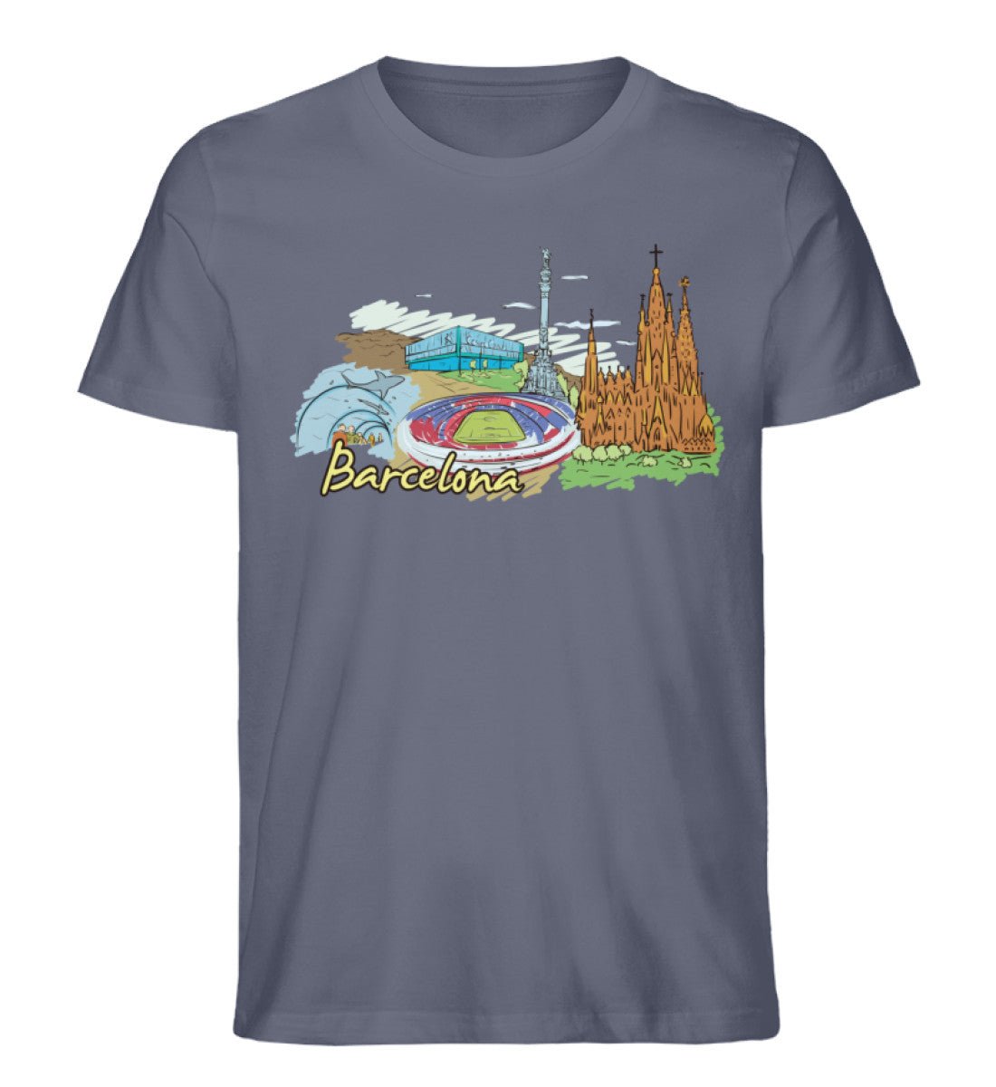 Barcelona - Herren Premium Organic Shirt - AQ.Vogue