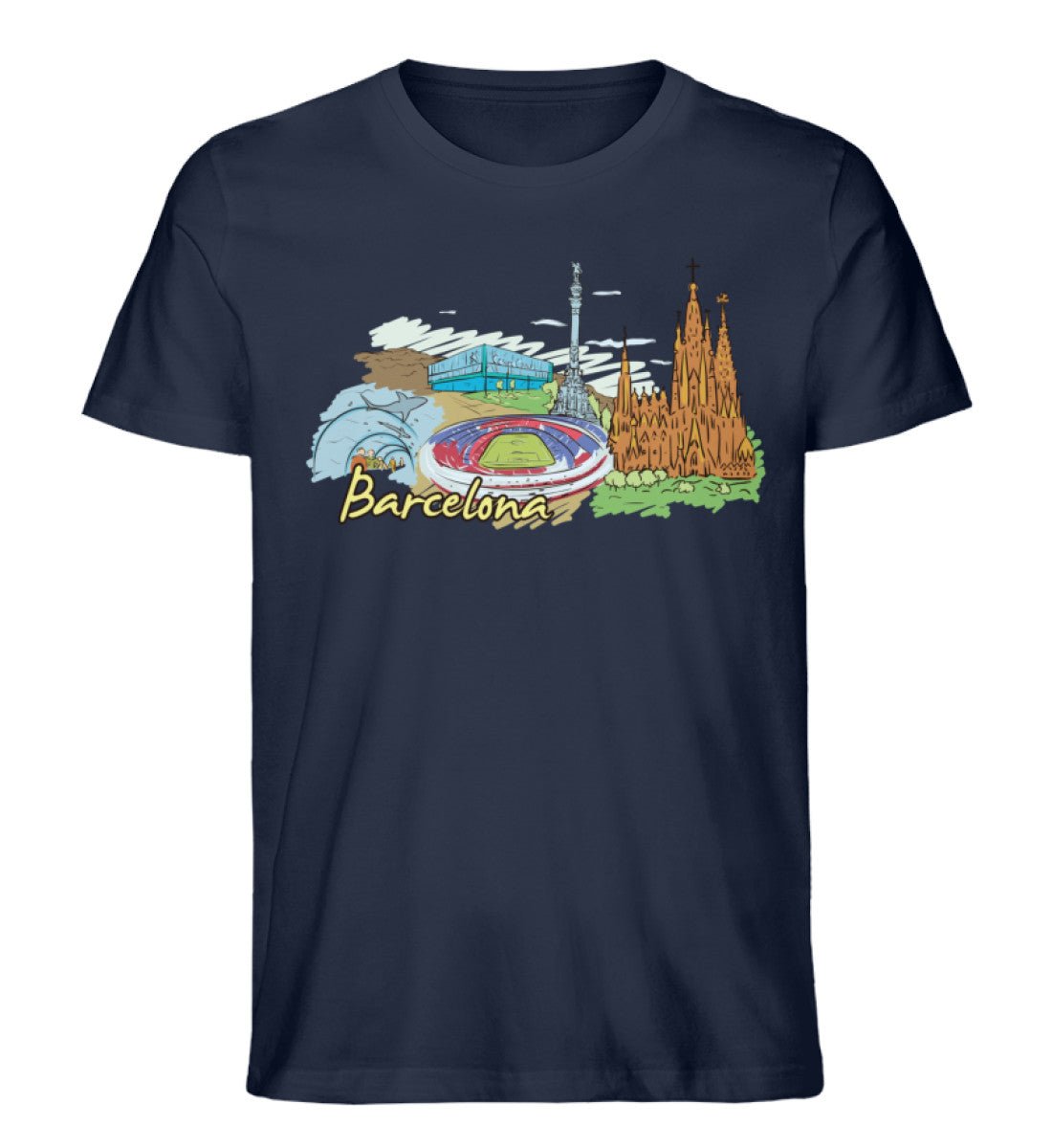 Barcelona - Herren Premium Organic Shirt - AQ.Vogue