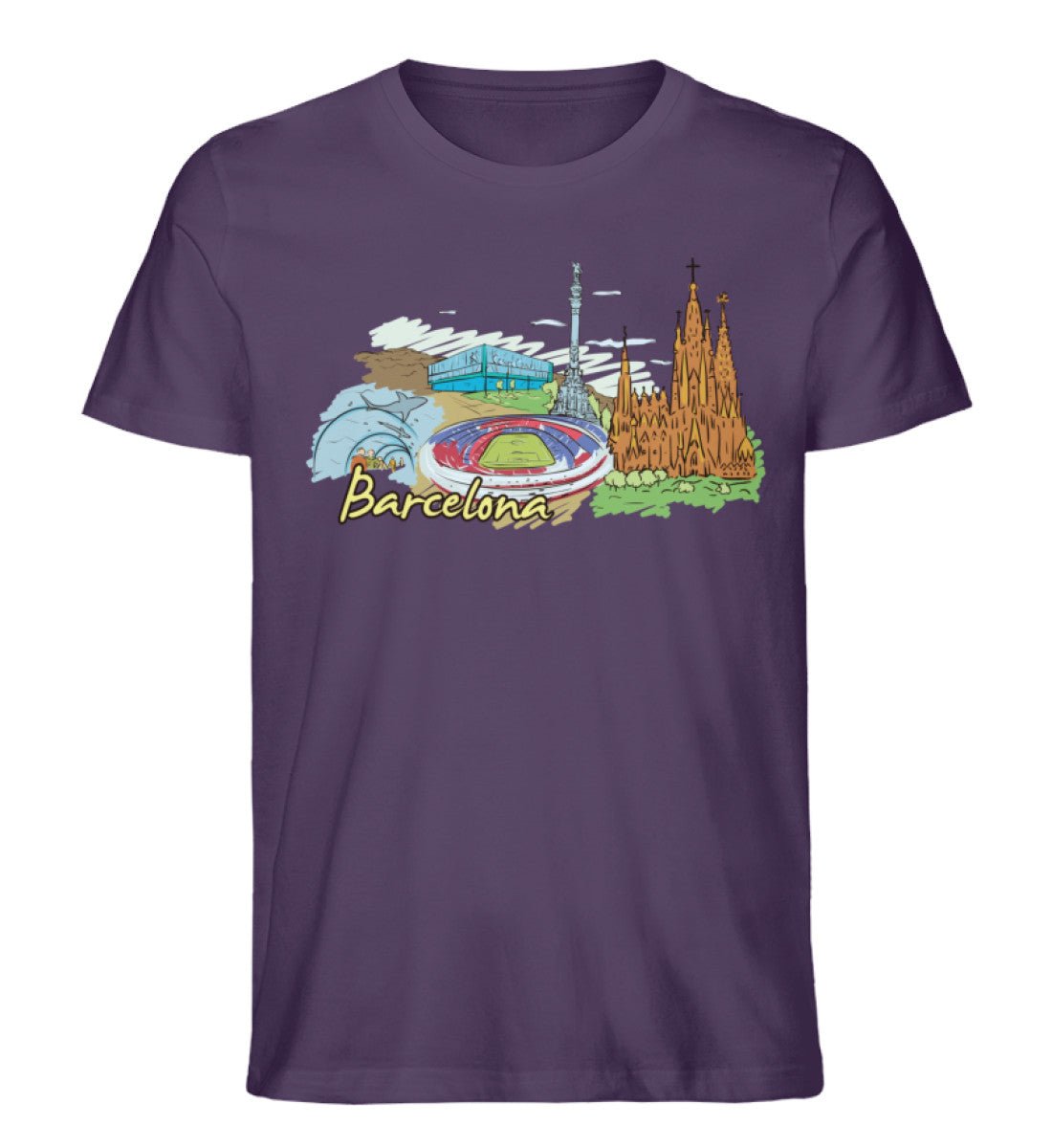 Barcelona - Herren Premium Organic Shirt - AQ.Vogue