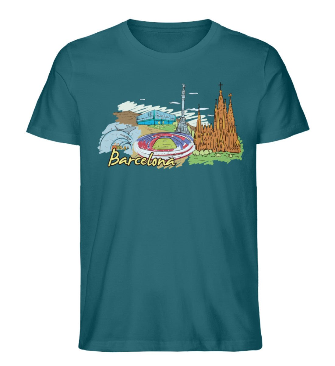 Barcelona - Herren Premium Organic Shirt - AQ.Vogue