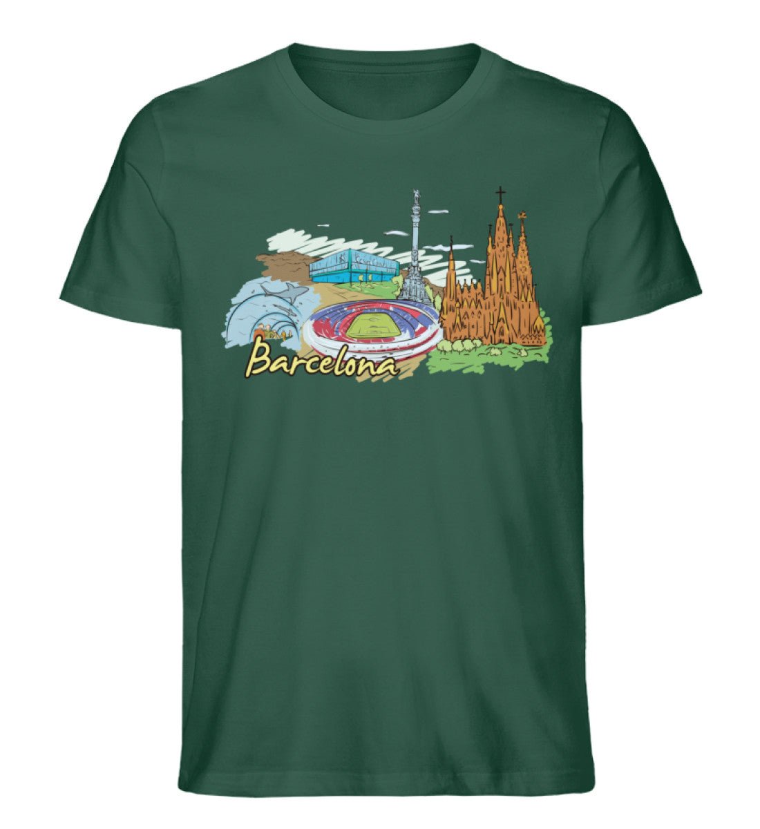 Barcelona - Herren Premium Organic Shirt - AQ.Vogue
