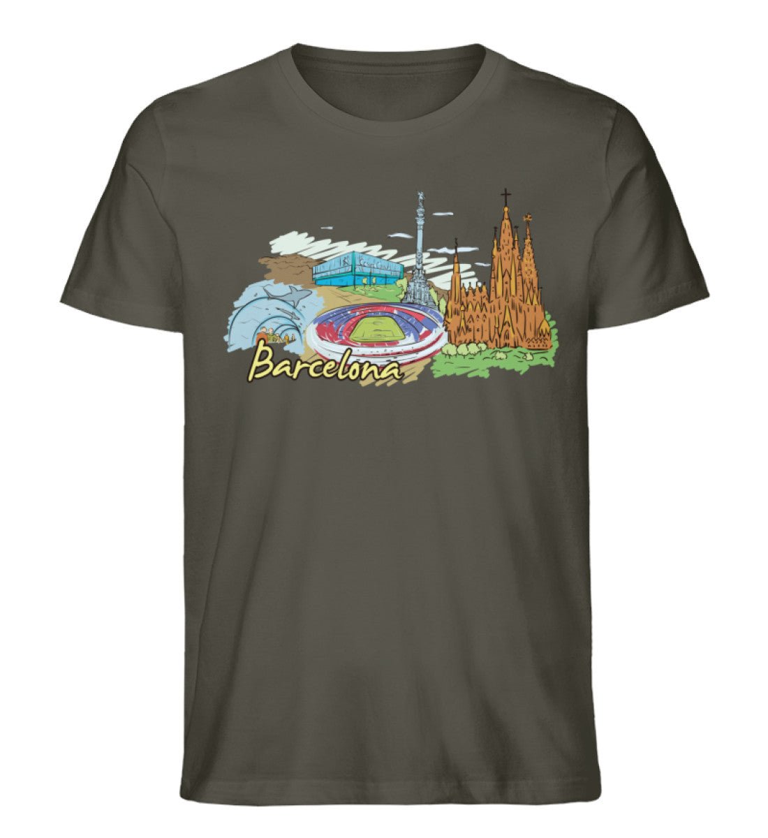 Barcelona - Herren Premium Organic Shirt - AQ.Vogue