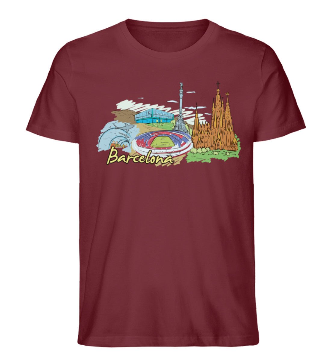 Barcelona - Herren Premium Organic Shirt - AQ.Vogue