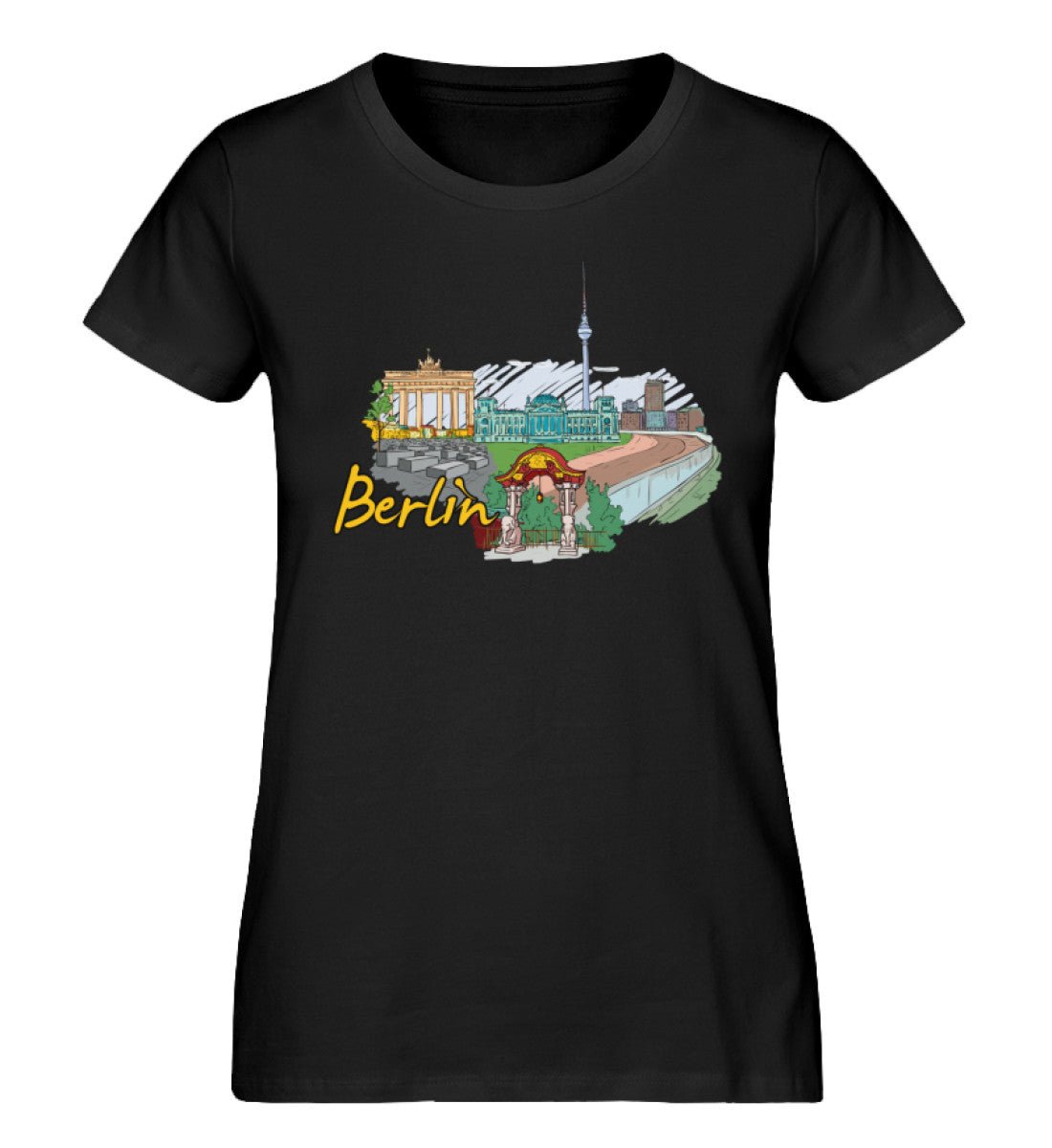 Berlin - Damen Premium Organic Shirt - AQ.Vogue