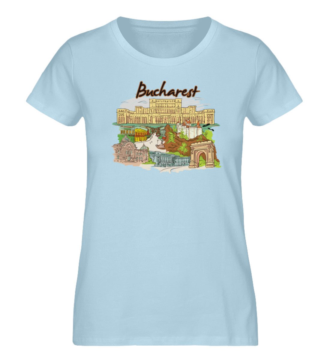 Bucharest - Damen Premium Organic Shirt - AQ.Vogue