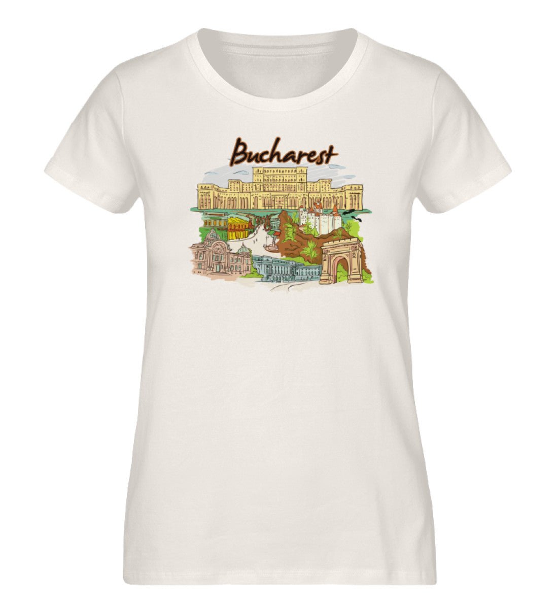 Bucharest - Damen Premium Organic Shirt - AQ.Vogue