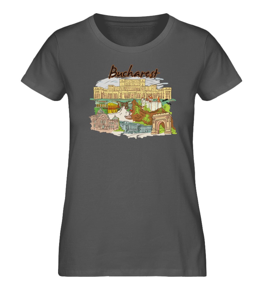 Bucharest - Damen Premium Organic Shirt - AQ.Vogue