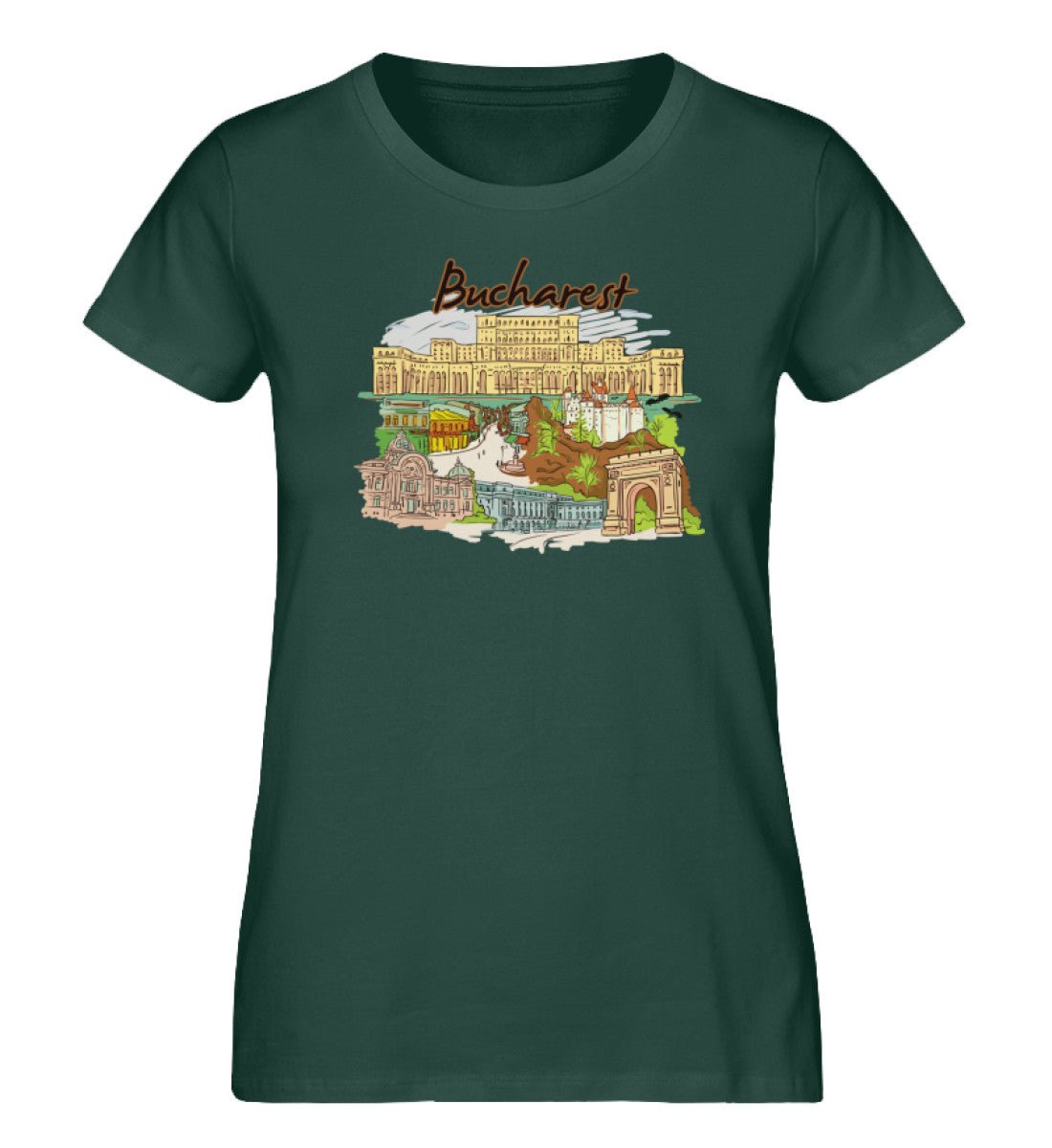 Bucharest - Damen Premium Organic Shirt - AQ.Vogue