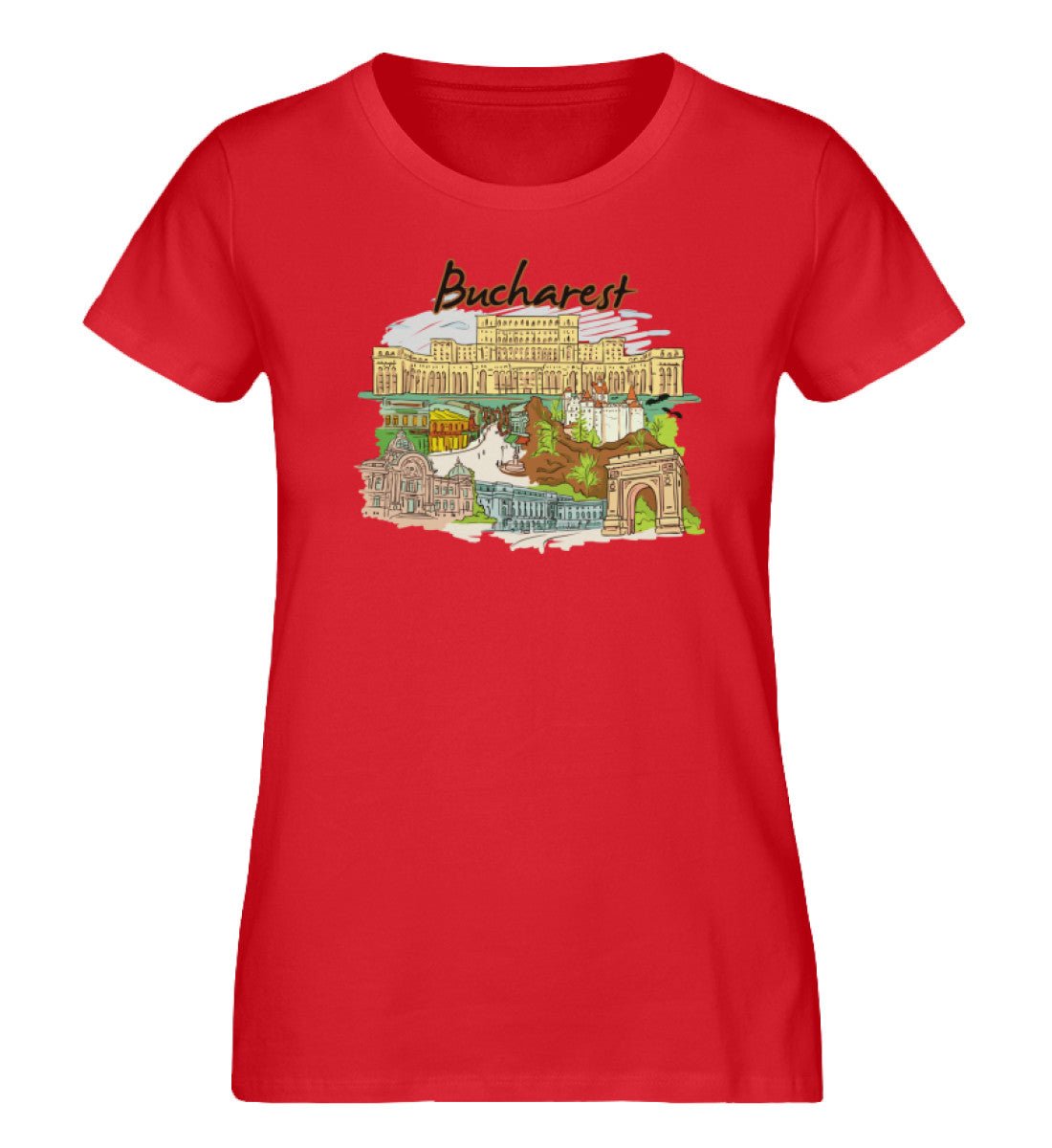Bucharest - Damen Premium Organic Shirt - AQ.Vogue