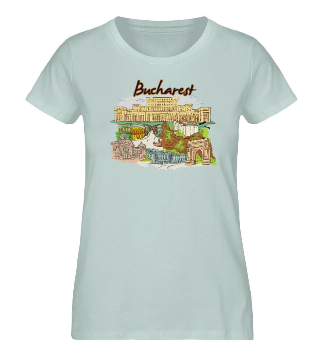 Bucharest - Damen Premium Organic Shirt - AQ.Vogue